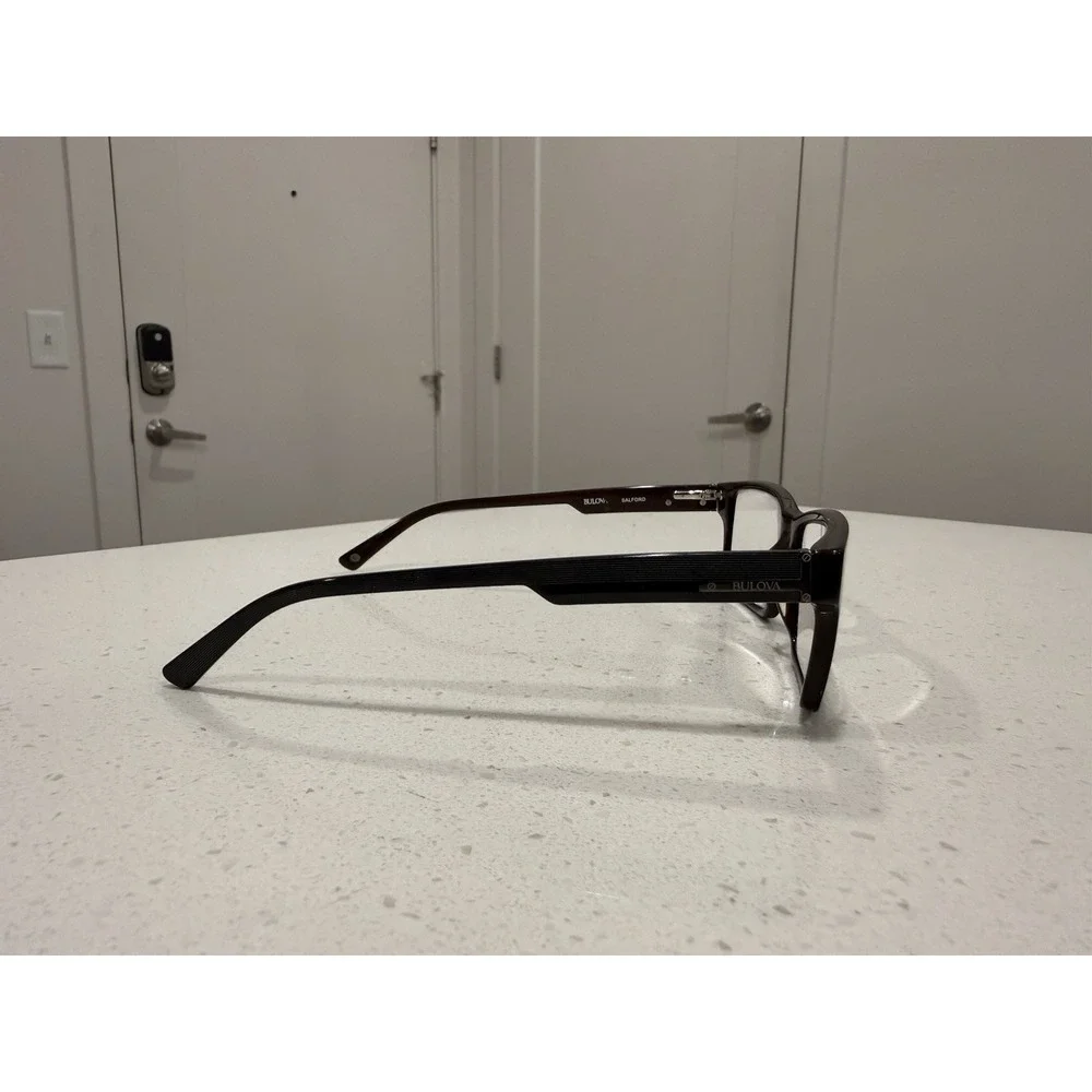 Bulova Salford Black/brown Eyeglasse Frames 55-16-140